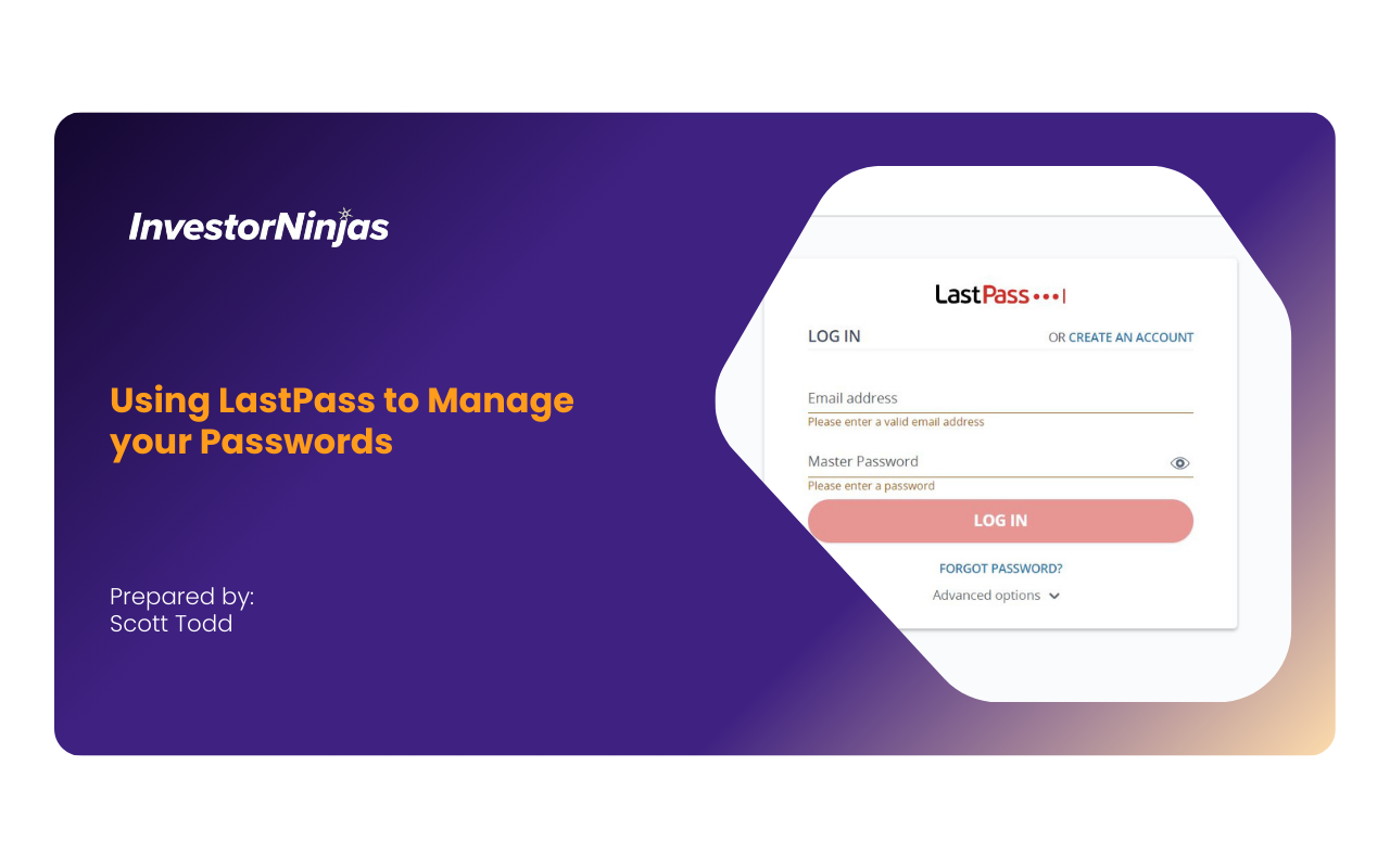 Using LastPass to Manage your Passwords